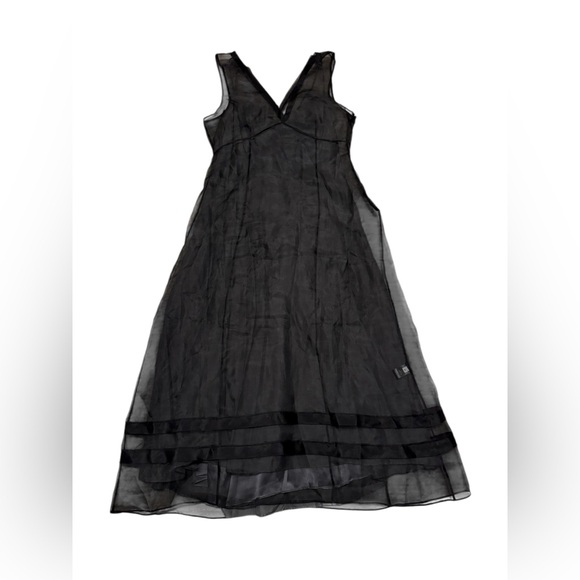 NWT La Ligne x Dianna Agron Audrey Dress in Black Size 10 - Picture 7 of 13
